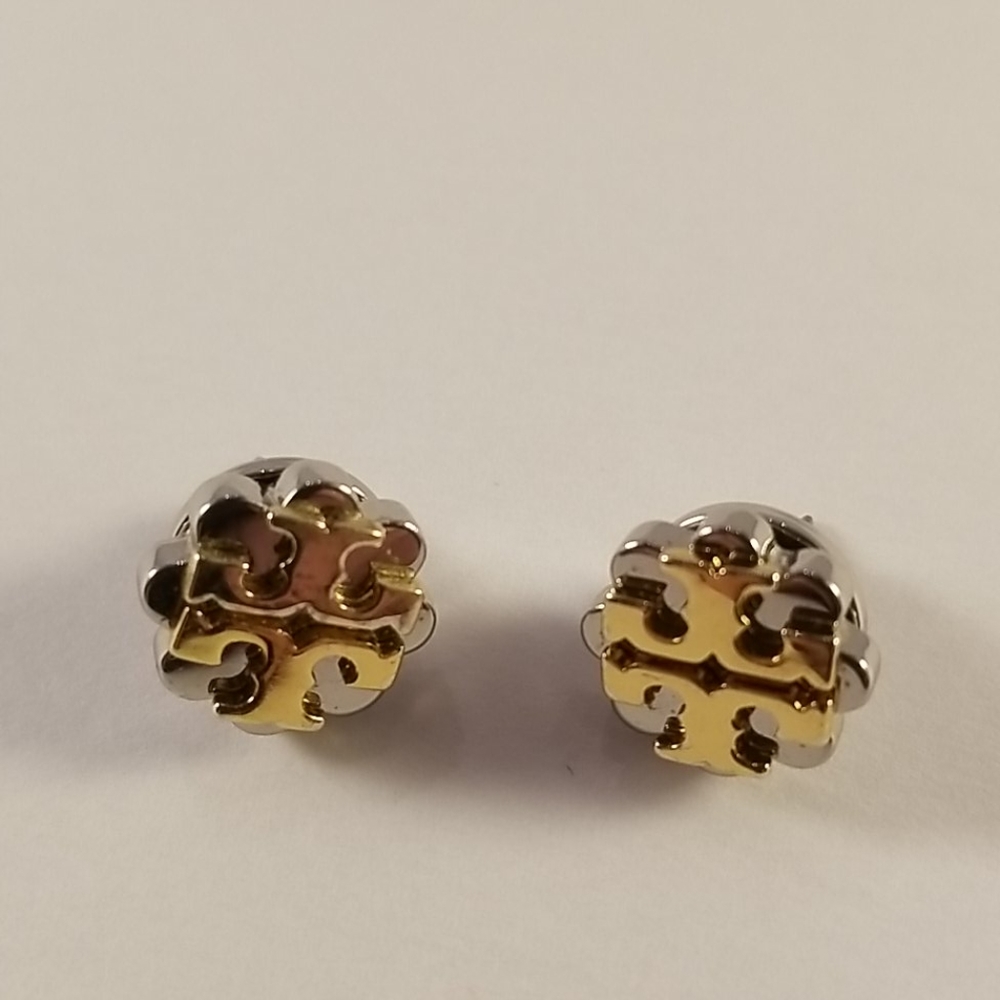 Tory Burch Logo Earrings